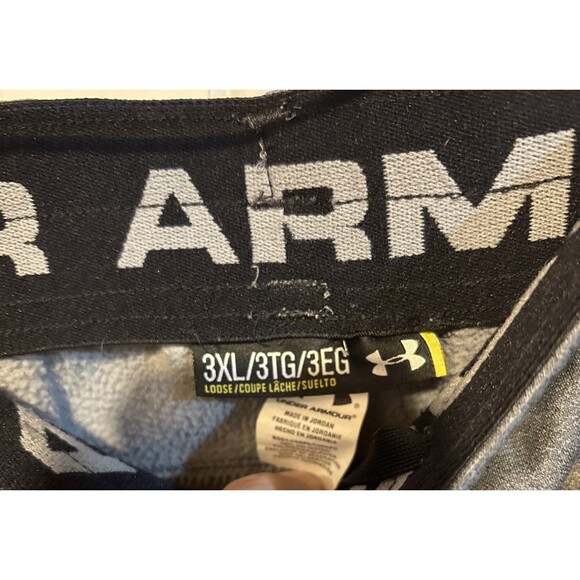 Under Armour Men's Rival Fleece Loose Fitting Sweatpants 3XL Charcoal Gray - Picture 7 of 15